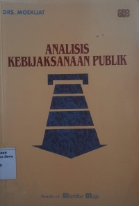 Image of Analisis Kebijaksanaan Publik