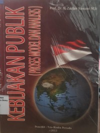 Image of Kebijakan Publik (Proses Model dan Analisis)
