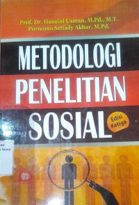 Image of Metodologi Penelitian Sosial